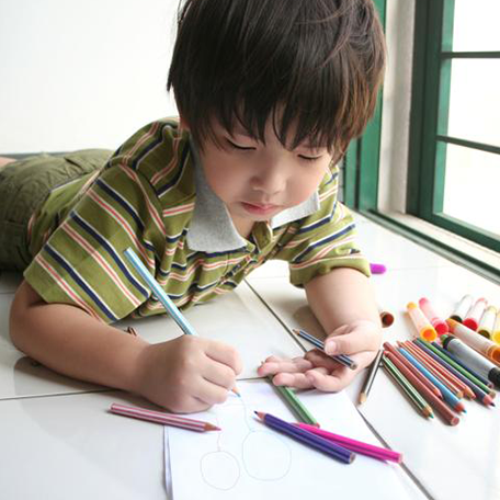Boy Drawing